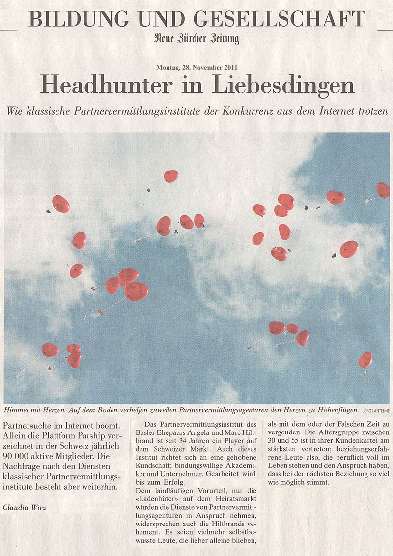 NZZ Feuilleton - November 2011
